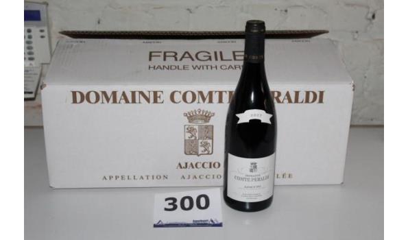 12 flessen à 75cl rode wijn Domaine Comte Peraldi, 2017